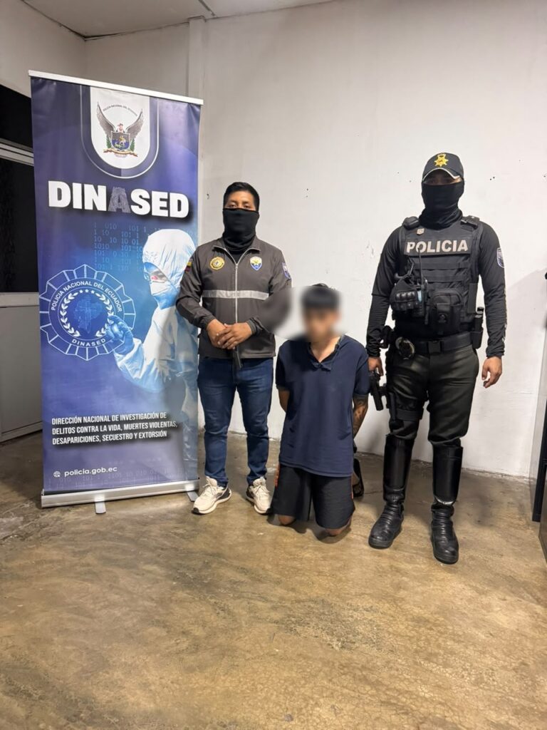 Labores investigativas permitieron la aprehensión de un presunto implicado en un asesinato ocurrido en el Distrito 9 de Octubre