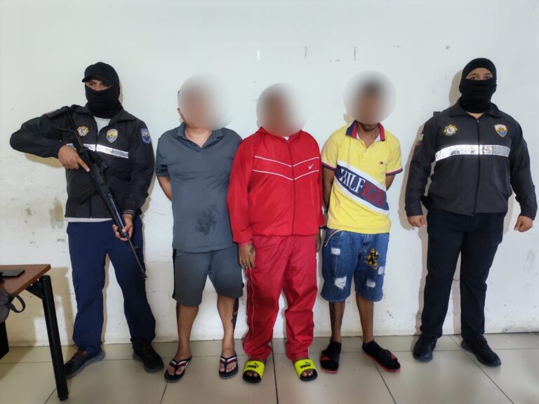 POLICÍA NACIONAL APREHENDIÓ A TRES PERSONAS POR PRESUNTO SECUESTRO EXTORSIVO Y LIBERÓ A UNA VÍCTIMA EN EL DISTRITO PROGRESO