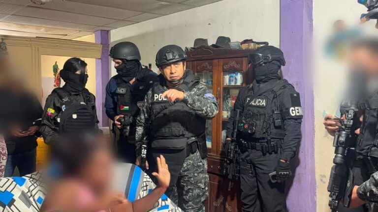 Operación Tracker desarticula estructura criminal vinculada a extorsiones y delitos violentos en Guayaquil