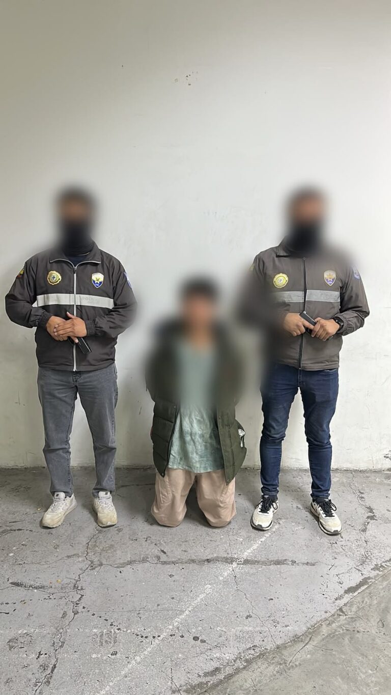 Policía Nacional aprehende a ciudadano investigado por muerte violenta en Calderón