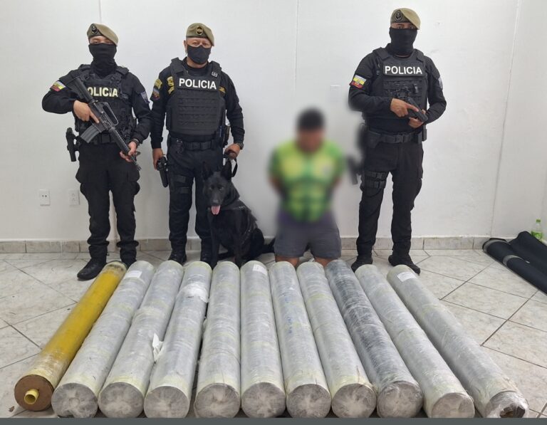 Aprehendimos a un ciudadano e incautamos más de 179 kilogramos de marihuana en Sucumbíos