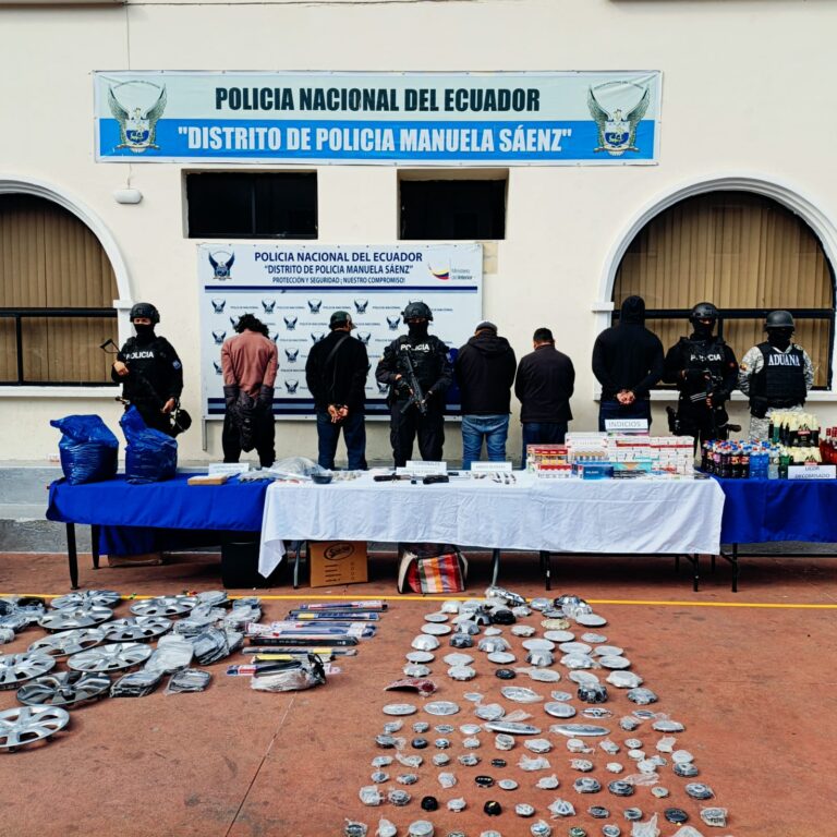 OPERATIVO “APOLO 37” DEJA 17 KILOGRAMOS DE DROGA, ARMAS DE FUEGO Y VARIOS APREHENDIDOS EN QUITO