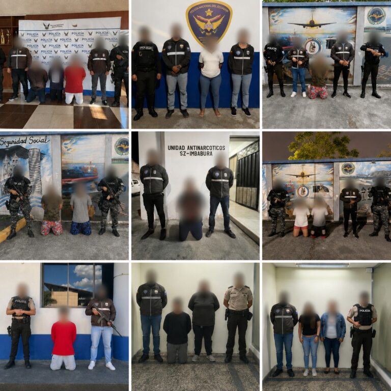 Policía Nacional golpea puntos de acopio y expendio de drogas en varias provincias del país