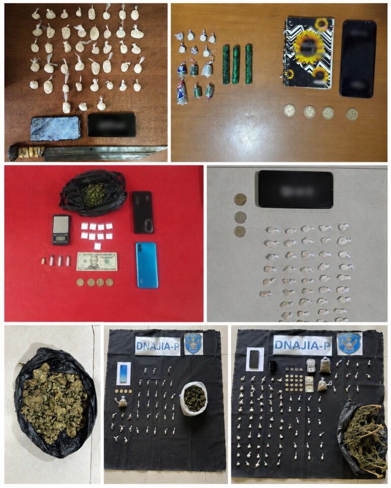 Policía Nacional retira más de 7.600 dosis de droga de las calles en varios operativos contra el microtráfico