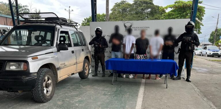 Golpe contundente a estructuras criminales en Esmeraldas