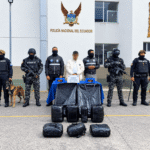 Aprehendimos a un ciudadano con 25 kilos de sustancias sujetas a fiscalización en Carchi