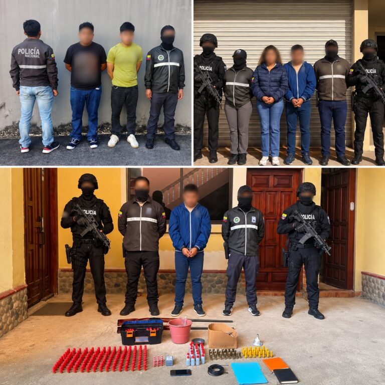 Policía Nacional desarticula estructura dedicada al tráfico ilícito de armas, municiones y explosivos en nueve provincias del país