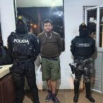 Policía Nacional aprehendió a un ciudadano durante operativo CAMEX en Latacunga
