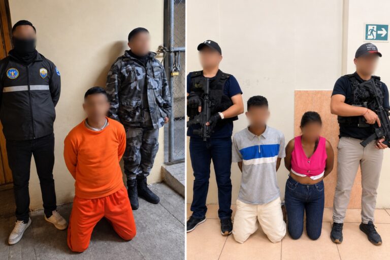 Aprehendimos a tres presuntos implicados en una extorsión de USD 20.000 en Los Ríos y Chimborazo
