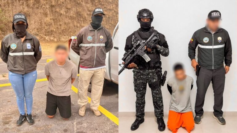 Aprehendimos a dos ciudadanos por presunto delito de extorsión en Imbabura