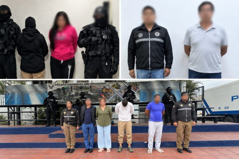 Policía Nacional interviene presunta estructura vinculada a beneficios penitenciarios irregulares