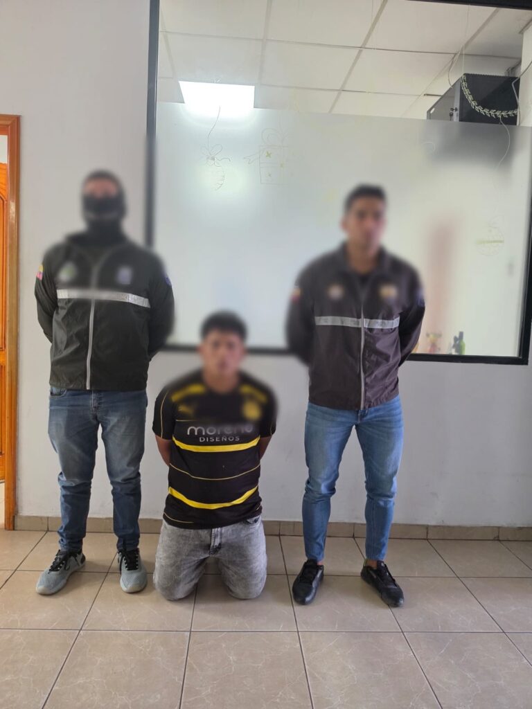 Policía Nacional del Ecuador captura a alias “NEISER”, peligroso integrante del GAO “Los Choneros” vinculado a múltiples asesinatos en el oriente ecuatoriano