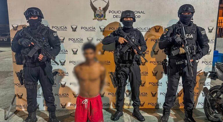 Individuo de interés penal relevante y presunto integrante del GDO “Tiguerones”, aprehendido por presunta extorsión en Esmeraldas