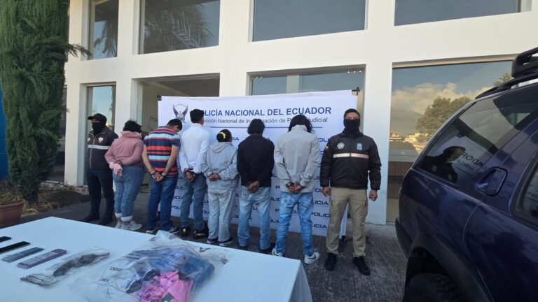 Policía Nacional debilitó a una estructura criminal vinculada al GDO “Los Lobos” facción “Invisibles”, que operaba en el DMQ, investigada por delitos asociados al robo de vehículos, tenencia y porte de armas de fuego y receptación