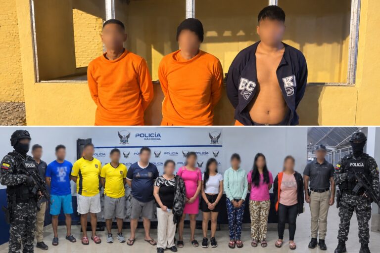 Golpe a la extorsión: Policía Nacional detiene a 13 presuntos integrantes de una estructura vinculada a “Los Lobos”