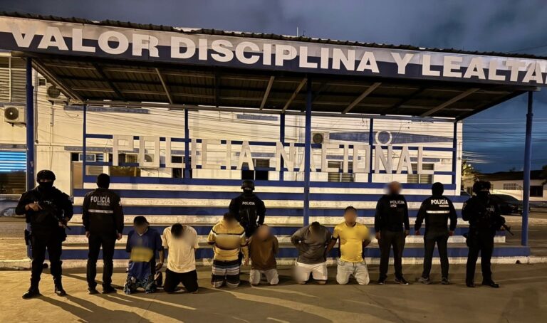 APREHENDIMOS A SEIS PRESUNTOS INTEGRANTES DE “LOS LOBOS” VINCULADOS A VARIOS DELITOS EN EL ORO