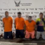 Cinco aprehendidos por presunta extorsión en Esmeraldas
