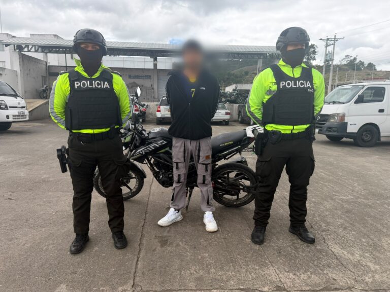 Aprehendimos a un ciudadano por presunto tráfico ilícito de sustancias en Carchi