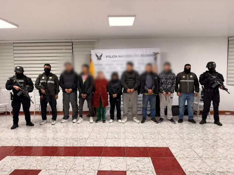 Policía Nacional afecta estructura delictiva dedicada al cometimiento de varios delito en la provincia de Bolívar