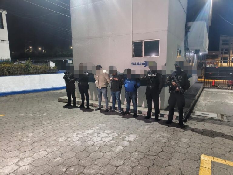 Policía desarticula presunta estructura delictiva en Tulcán
