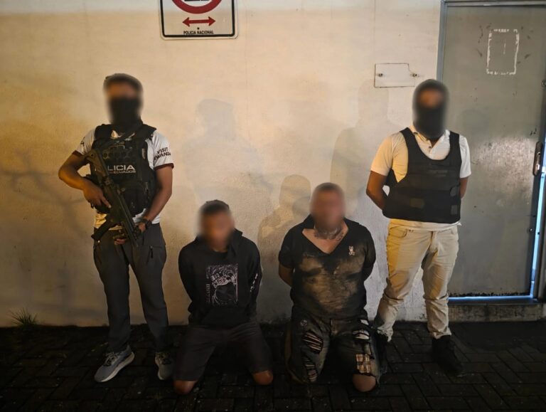 Operativo Libertad 1095 deja dos aprehendidos y víctimas liberadas en Quevedo