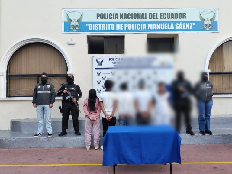 Cinco aprehendidos tras una muerte violenta en el centro de Quito