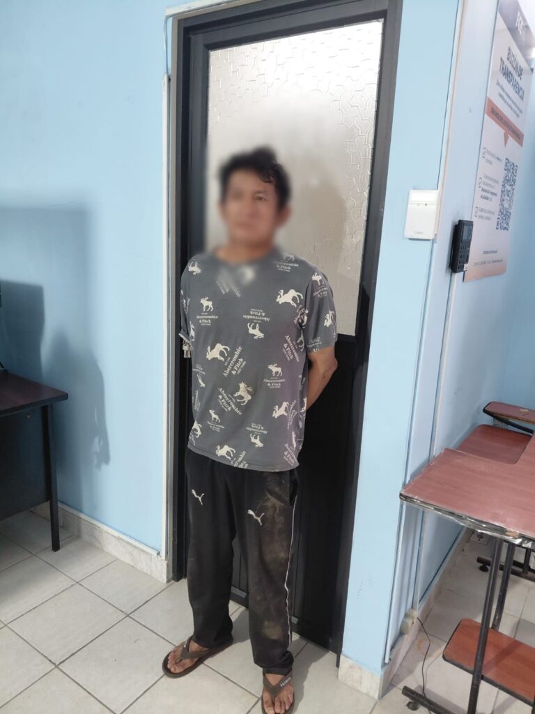 Policía Nacional en flagrancia aprehendió a un sujeto seria el autor de un asesinato en el cantón Quijos