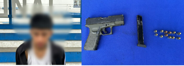 POLICÍA NACIONAL APREHENDIÓ EN EL ORO A UN PRESUNTO INDIVIDUO DE INTERÉS PENAL RELEVANTE Y ENCONTRÓ UN ARMA, MUNICIONES Y POSIBLES SUSTANCIAS SUJETAS A FISCALIZACIÓN